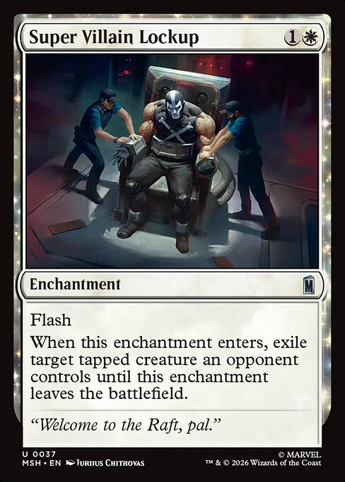 Super Villain Lockup - Marvel Super Heroes Magic card