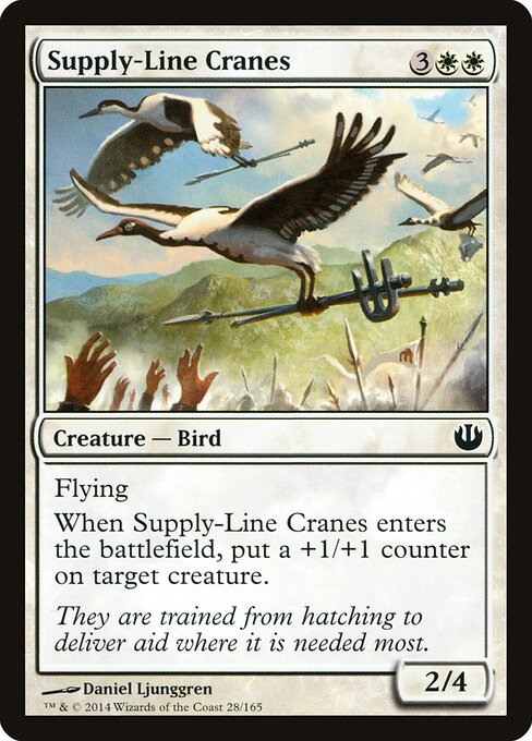 Supply-Line Cranes - Journey into Nyx Magic card