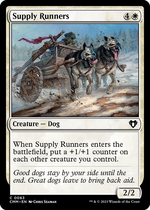Supply Runners - Commander Masters Magic card