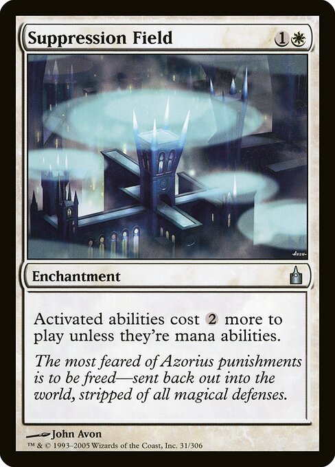 Suppression Field - Ravnica: City of Guilds Magic card