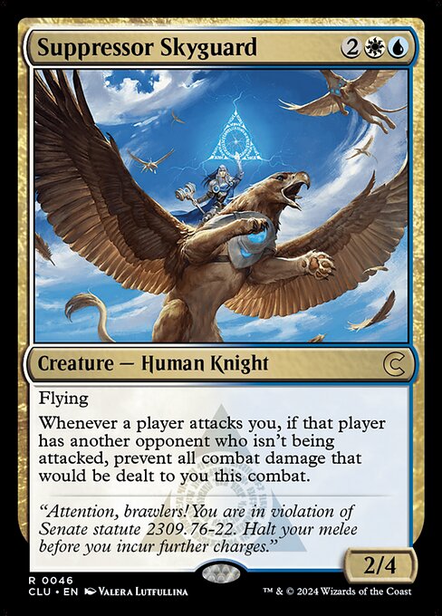 Suppressor Skyguard - Ravnica: Clue Edition Magic card