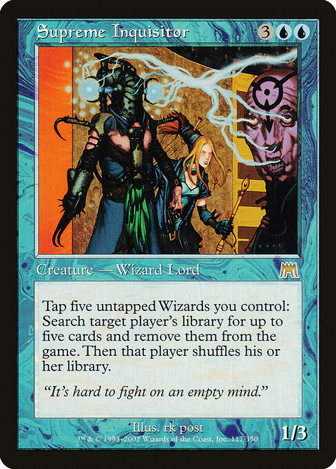 Supreme Inquisitor - Onslaught (#117) - Illustrated by rk post - Magic: The Gathering Card