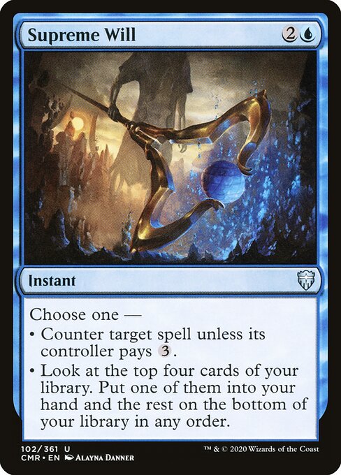 Supreme Will - Commander Legends Magic card