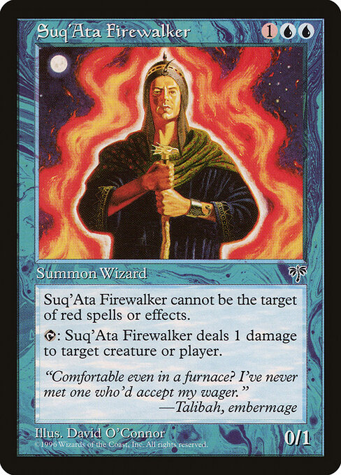 Suq'Ata Firewalker - Mirage Magic card