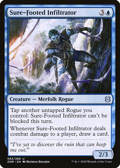 Sure-Footed Infiltrator - Zendikar Rising Magic card