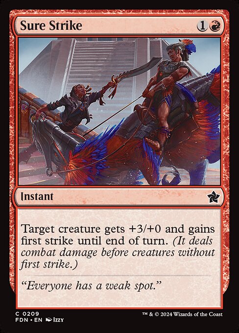 Sure Strike - Foundations Magic card