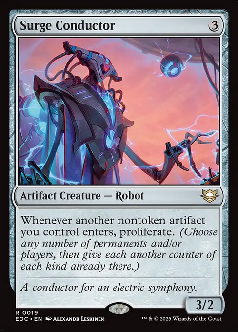 Surge Conductor - Edge of Eternities Commander Magic card