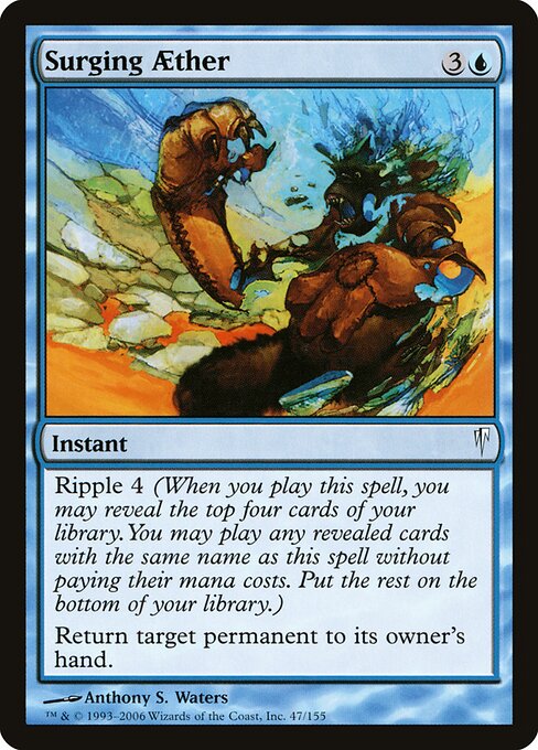 Surging Aether - Coldsnap Magic card