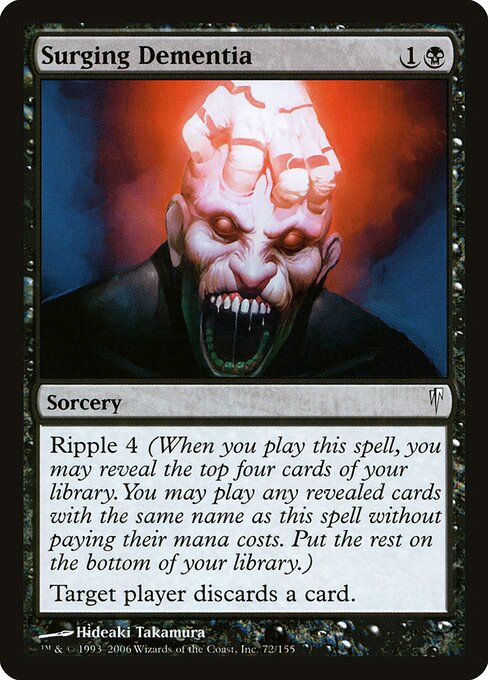 Surging Dementia - Coldsnap Magic card
