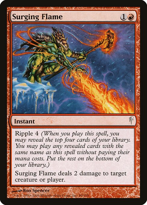 Surging Flame - Coldsnap Magic card