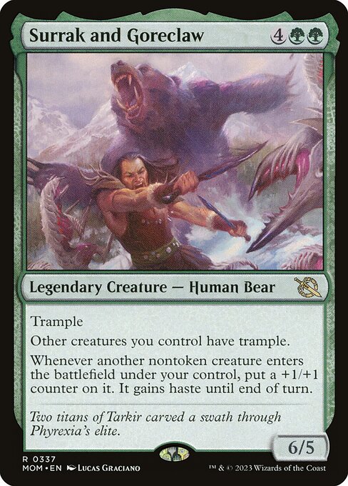 Surrak and Goreclaw - March of the Machine Magic card