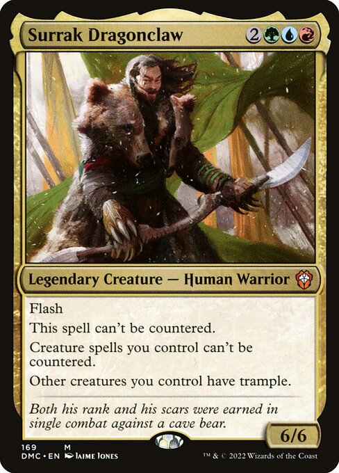 Surrak Dragonclaw - Dominaria United Commander Magic card