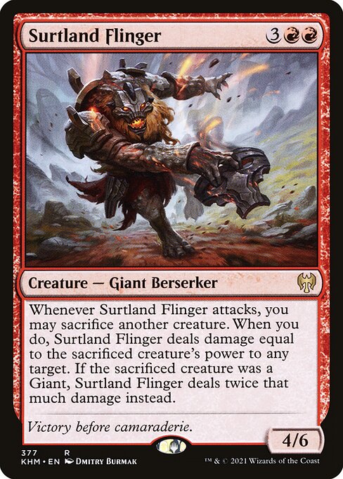 Surtland Flinger - Kaldheim Magic card