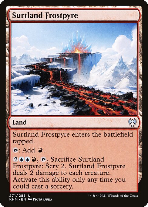 Surtland Frostpyre - Kaldheim Magic card