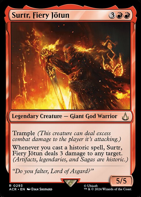 Surtr, Fiery Jötun - Assassin's Creed Magic card