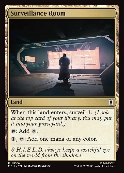Surveillance Room - Marvel Super Heroes Magic card