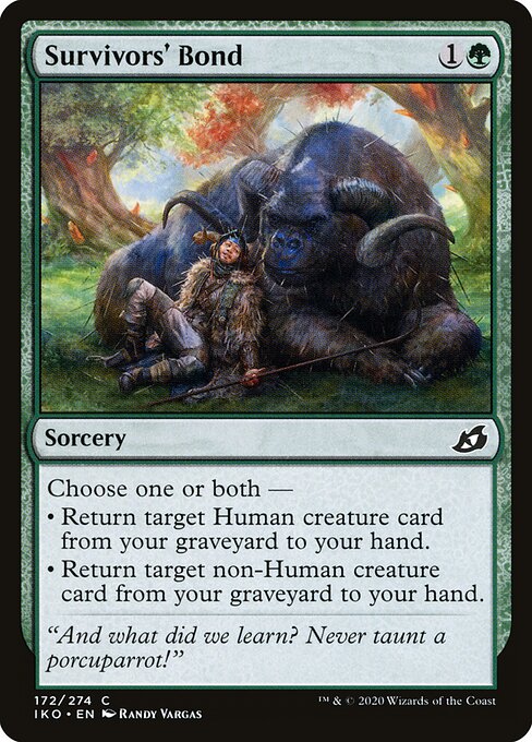 Survivors' Bond - Ikoria: Lair of Behemoths Magic card