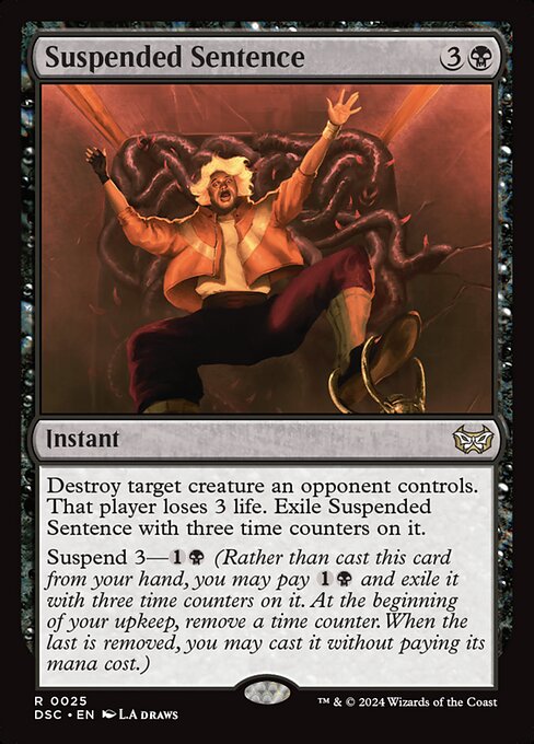 Suspended Sentence - Duskmourn: House of Horror Commander Magic card