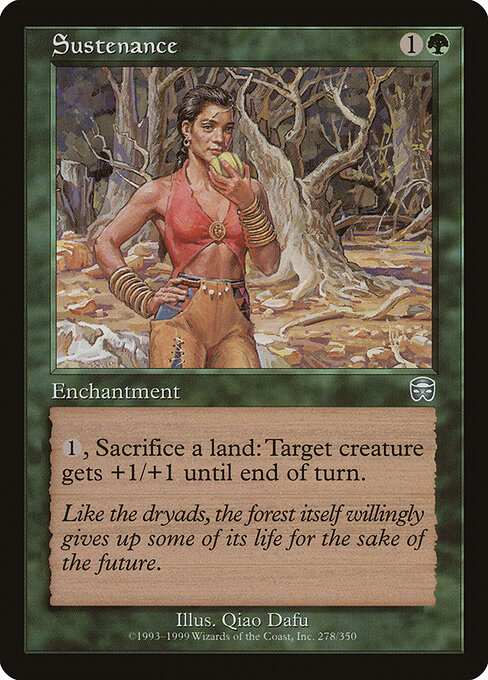 Sustenance - Mercadian Masques Magic card