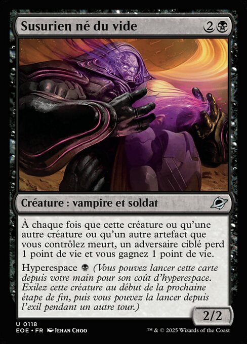 Vaciogénito susuriano (Susurian Voidborn) - Edge of Eternities (#118) - Illustrated by Jehan Choo - Magic: The Gathering Card
