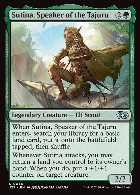 Sutina, Speaker of the Tajuru - Foundations Jumpstart Magic card