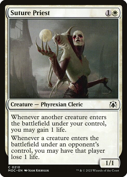 Suture Priest - March of the Machine Commander Magic card
