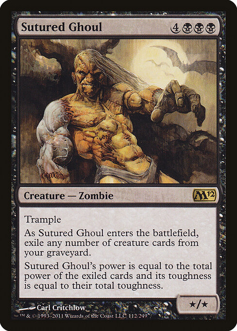 Sutured Ghoul - Magic 2012 Magic card
