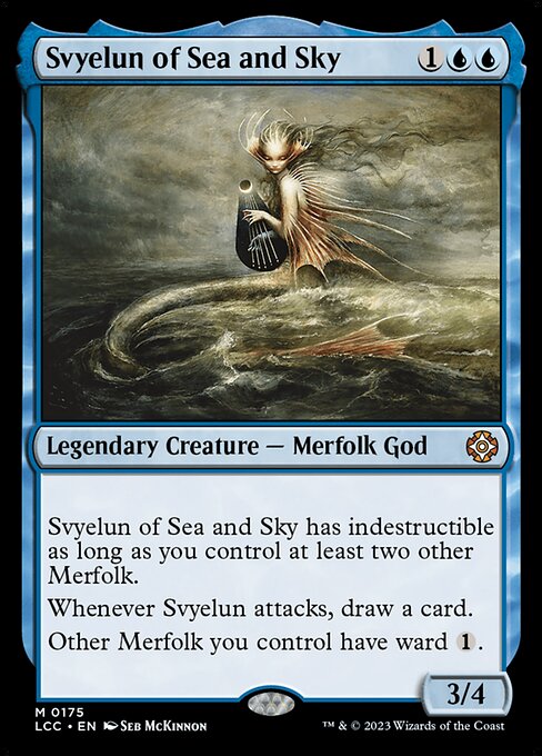 Svyelun of Sea and Sky - The Lost Caverns of Ixalan Commander Magic card