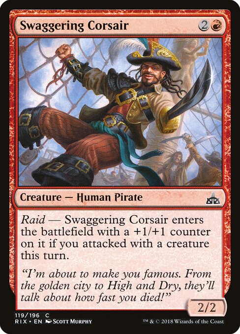 Swaggering Corsair - Rivals of Ixalan Magic card
