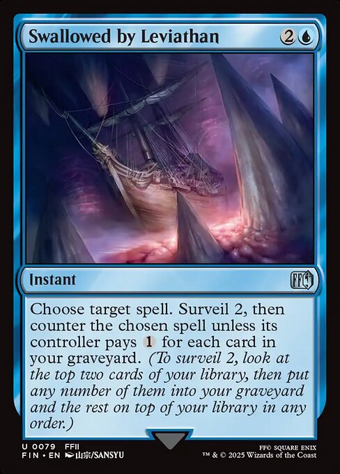 Swallowed by Leviathan - Final Fantasy Magic card