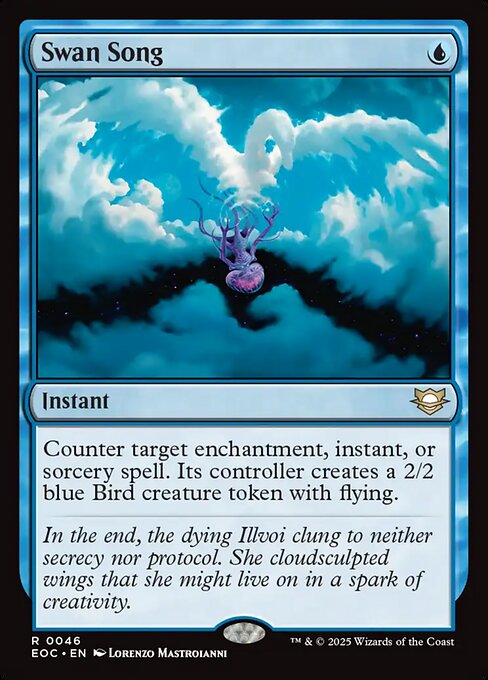 Swan Song - Edge of Eternities Commander Magic card