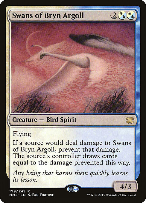 Swans of Bryn Argoll - Modern Masters 2015 (#199) - Illustrated by Eric Fortune - Magic: The Gathering Card