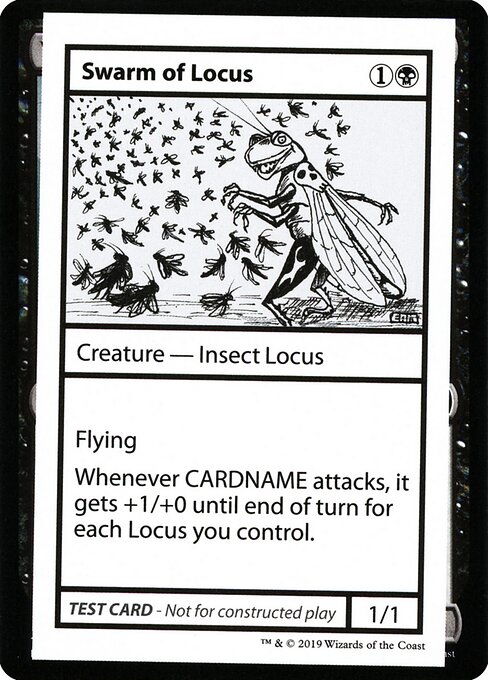 Swarm of Locus - Mystery Booster Playtest Cards 2021 Magic card