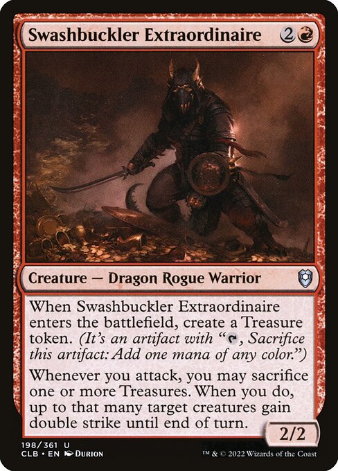 Swashbuckler Extraordinaire - Commander Legends: Battle for Baldur's Gate Magic card