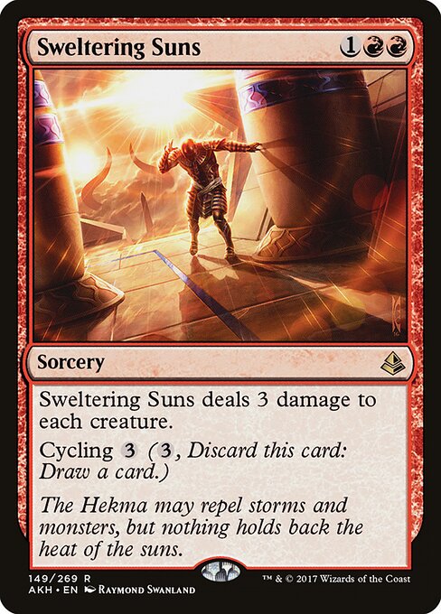 Sweltering Suns - Amonkhet Magic card