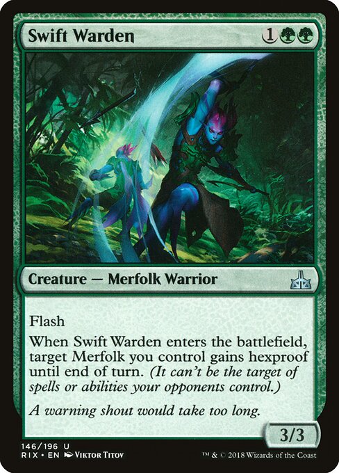 Swift Warden - Rivals of Ixalan Magic card