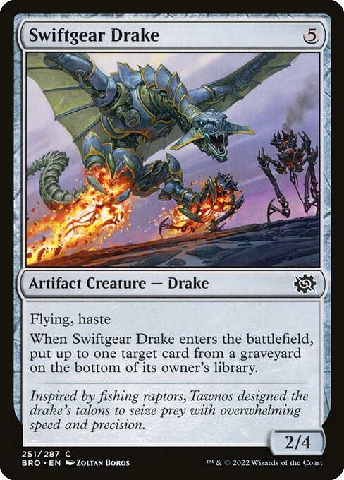 Swiftgear Drake - The Brothers' War Magic card