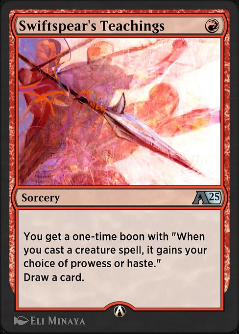 Swiftspear's Teachings - Alchemy: Tarkir Magic card
