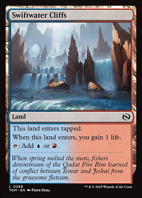 Swiftwater Cliffs - Tarkir: Dragonstorm Magic card