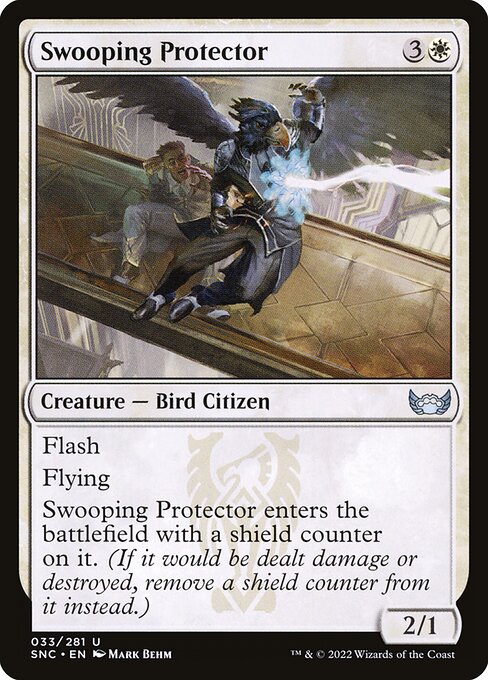 Swooping Protector - Streets of New Capenna Magic card