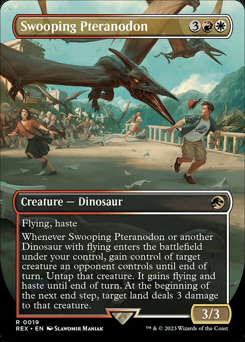 Swooping Pteranodon - Jurassic World Collection Magic card