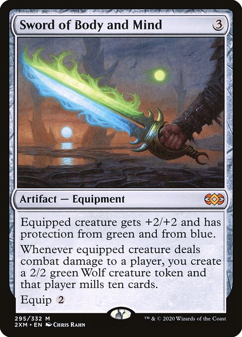 Sword of Body and Mind - Double Masters Magic card