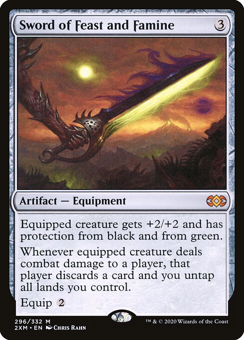 Sword of Feast and Famine - Double Masters Magic card