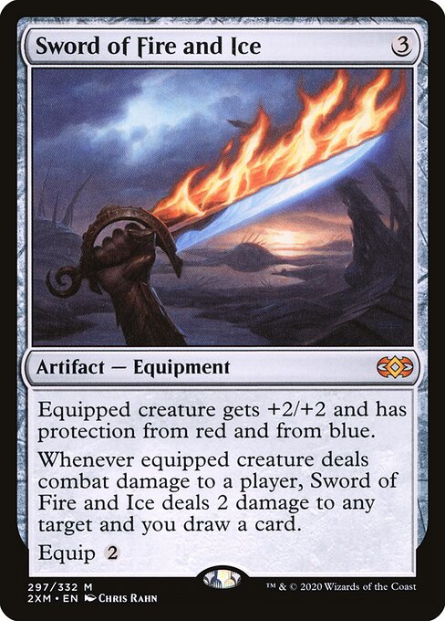 Sword of Fire and Ice - Double Masters Magic card