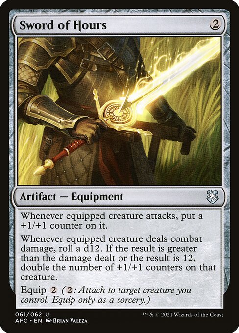 Sword of Hours - Forgotten Realms Commander Magic card