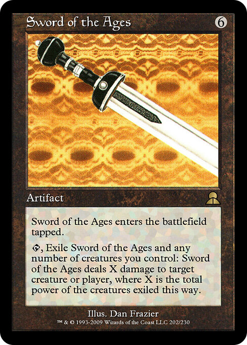 Sword of the Ages - Masters Edition III Magic card