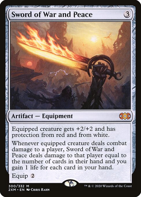Sword of War and Peace - Double Masters Magic card