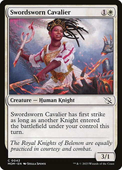 Swordsworn Cavalier - March of the Machine Magic card