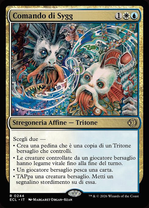 Comando di Sygg (Sygg's Command) - Lorwyn Eclipsed (#244) - Illustrated by Margaret Organ-Kean - Magic: The Gathering Card