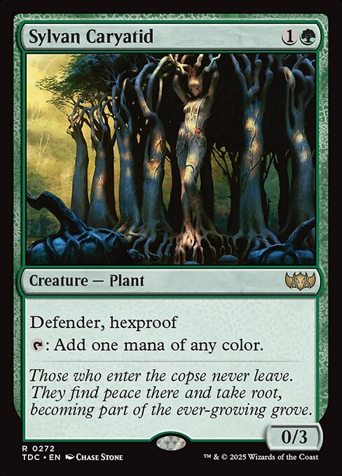 Sylvan Caryatid - Tarkir: Dragonstorm Commander Magic card